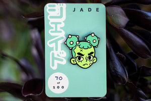 'JADE' Limited Edition Enamel Pin by Stacey Robson